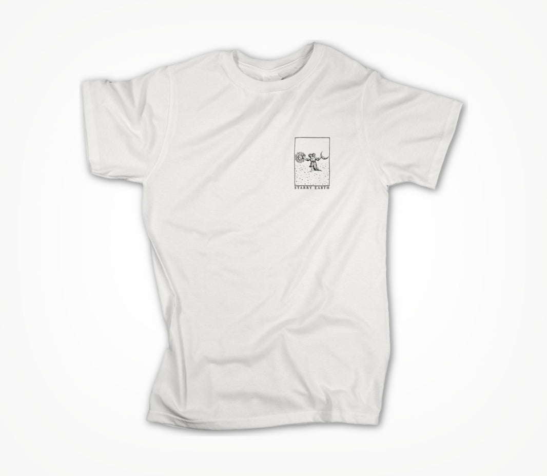 Twin 'Pocket' (White) Unisex T-shirt