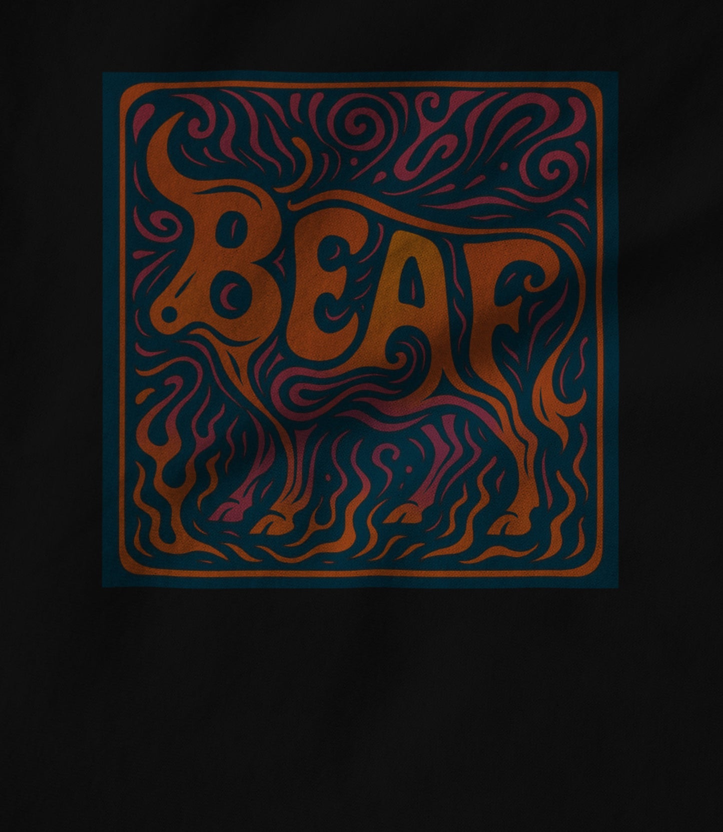 BEAF - Smokey Flame Design T Unisex T-shirt