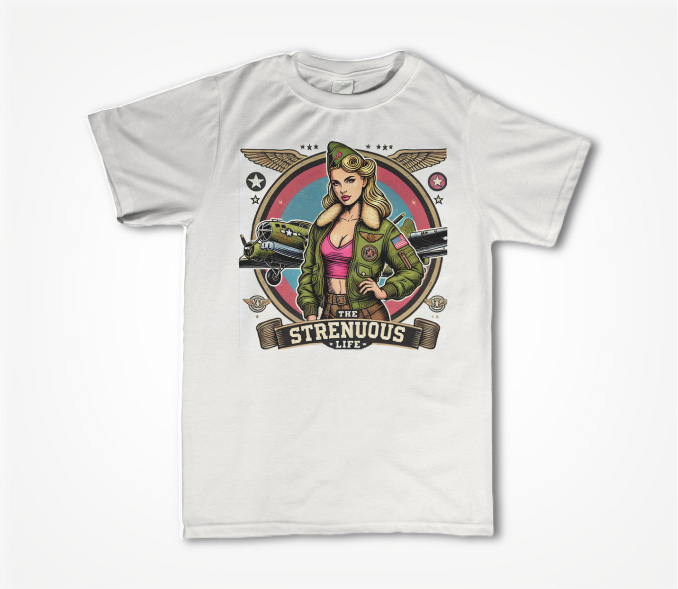 Bomber Girl Unisex T-shirt