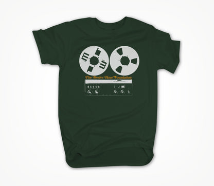 Tape recorder (green) Unisex T-shirt