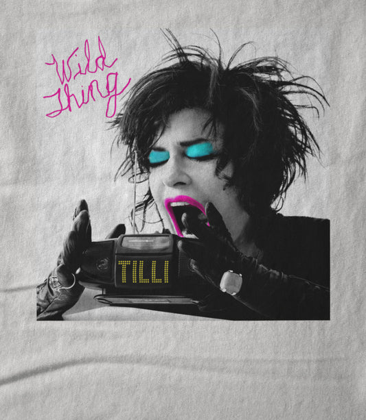 "Wild Thing" white t-shirt