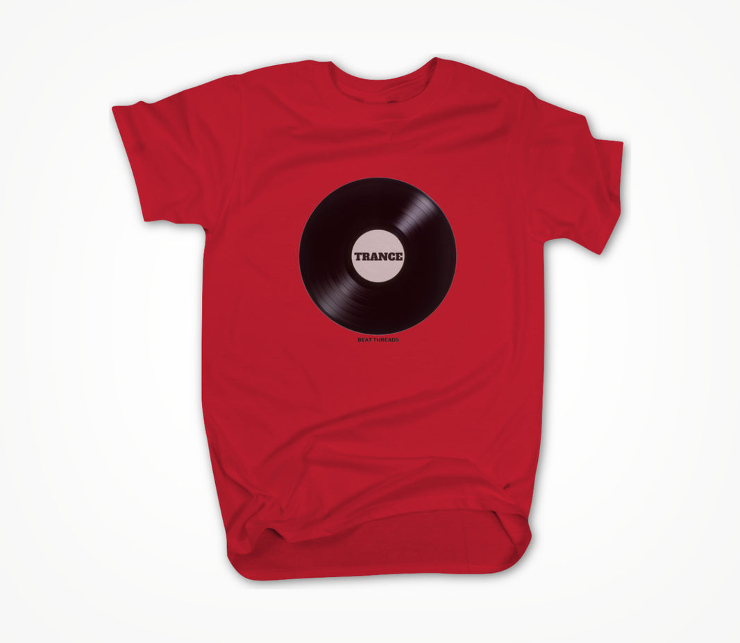 RECORD - TRANCE - RED Unisex T-shirt