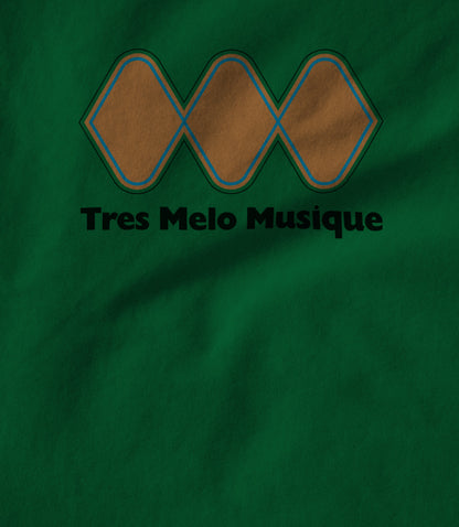 Tres Melo Musique logo green Unisex T-shirt