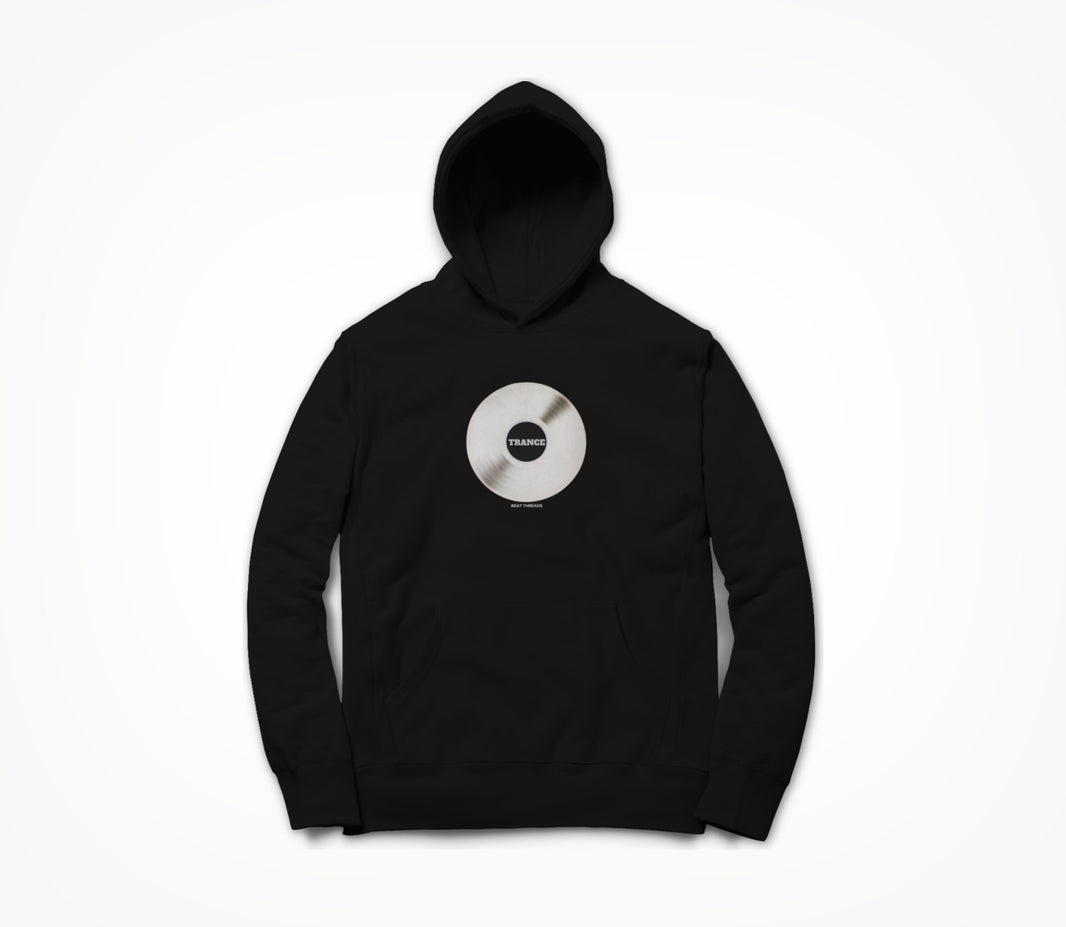 RECORD - TRANCE - BLACK Hoodie