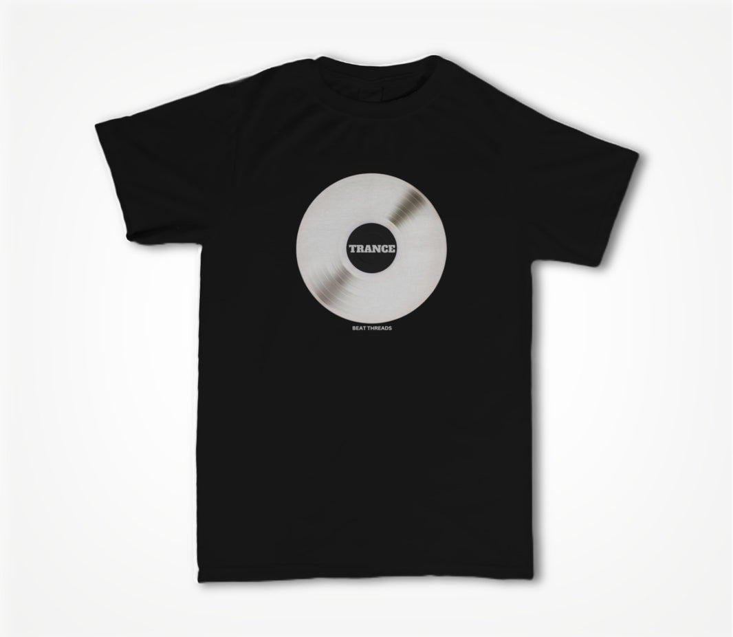 RECORD - TRANCE - BLACK Unisex T-shirt