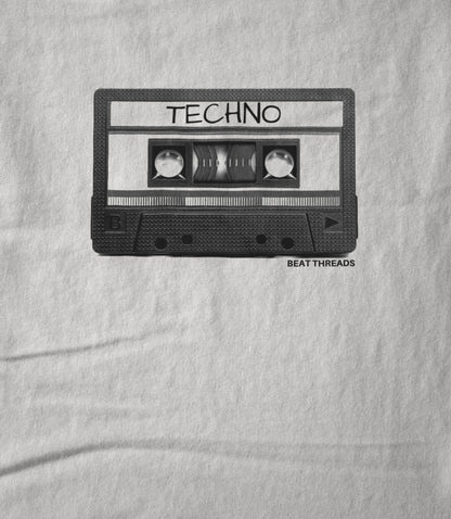 Old School Mix Tape - TECHNO- WHITE Women's T-shirt