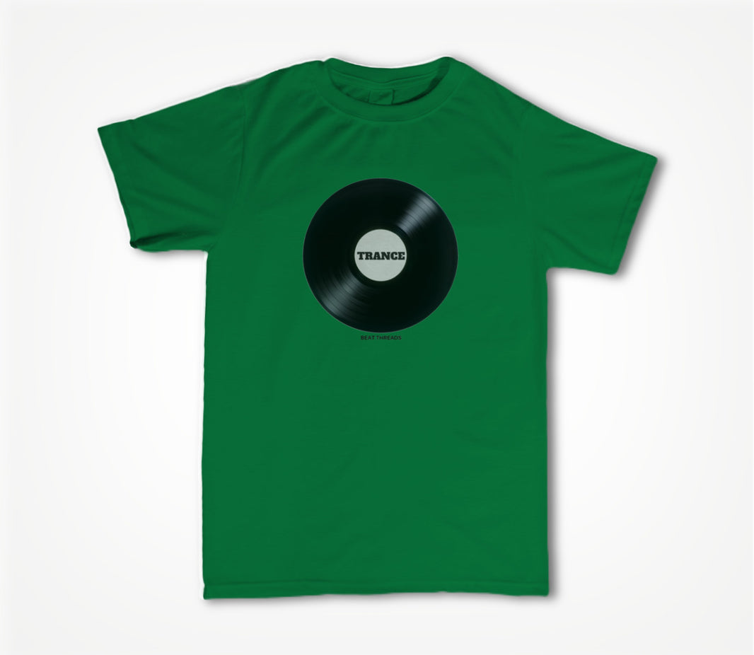 RECORD - TRANCE - GREEN Unisex T-shirt