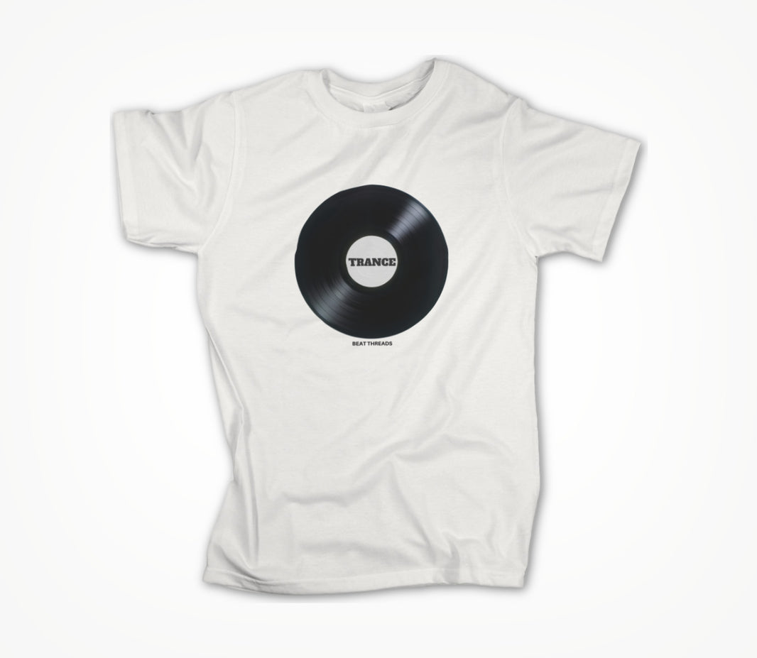 RECORD - TRANCE - WHITE Unisex T-shirt