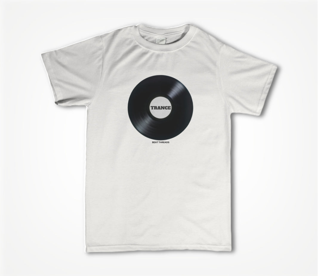 RECORD - TRANCE - WHITE Unisex T-shirt