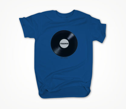 RECORD - TRANCE - BLUE Unisex T-shirt