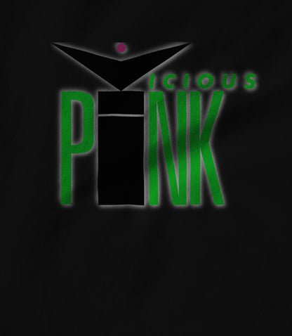 VICIOUS PINK Green Logo Women's T-shirt