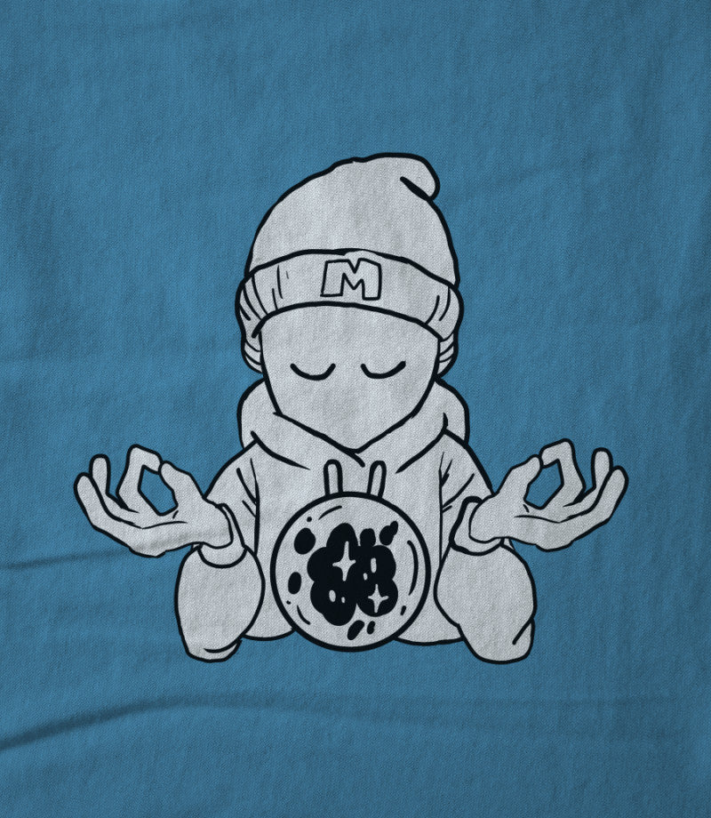 AT PEACE TEE AQUA