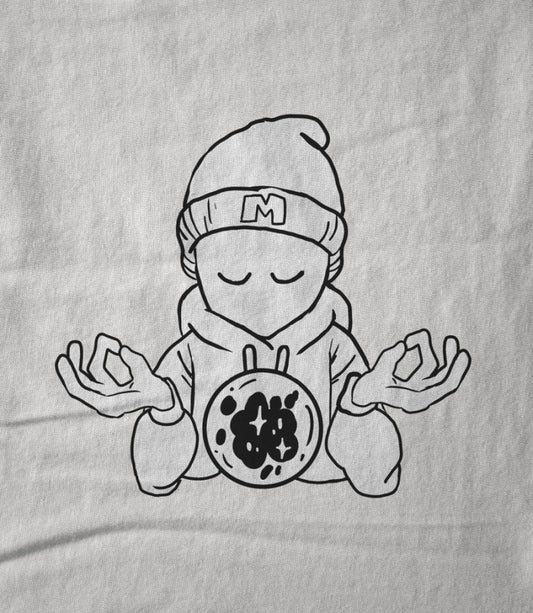 AT PEACE TEE WHITE