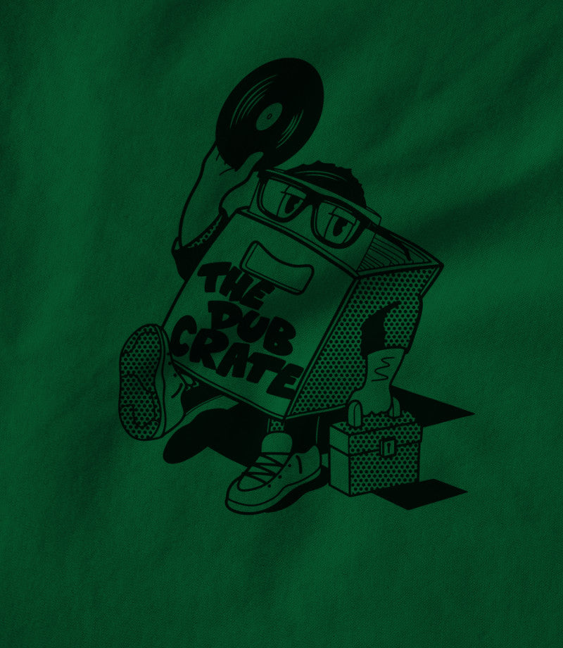 J.Robinson WhoDemSound - THE DUB CRATE X SKIE ONE TEE GREEN