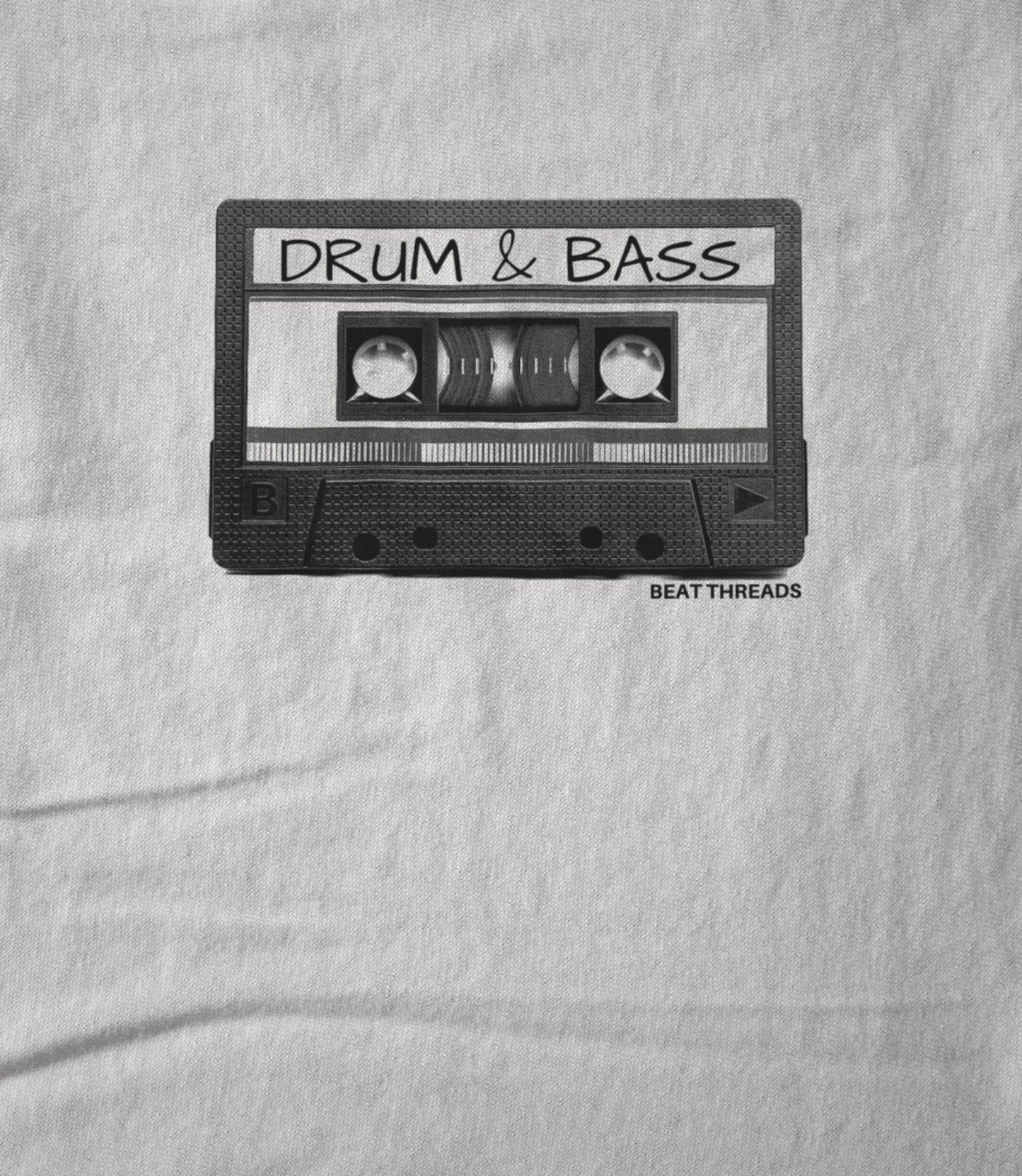 Old School Mix Tape - DRUM & BASS- WHITE Hoodie